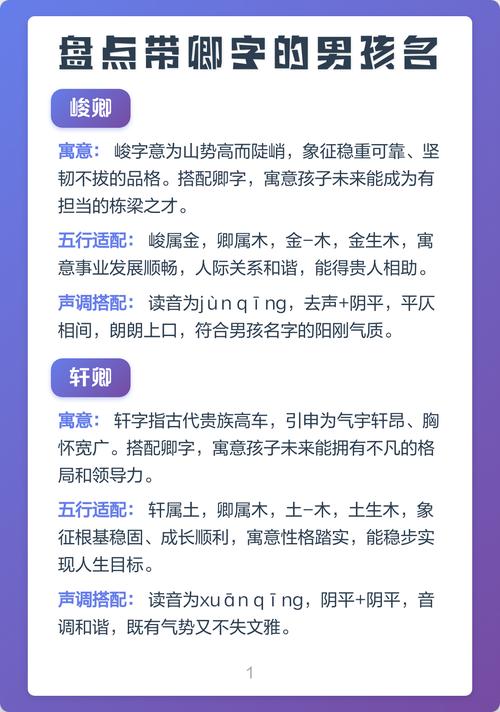 卿字五行属什么如何根据五行原理为男孩起名？