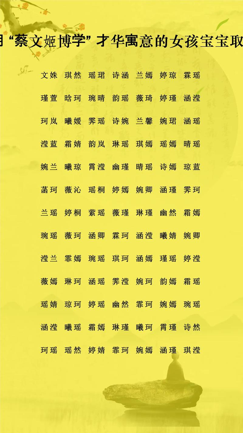 姬字女孩取名有何美好寓意？