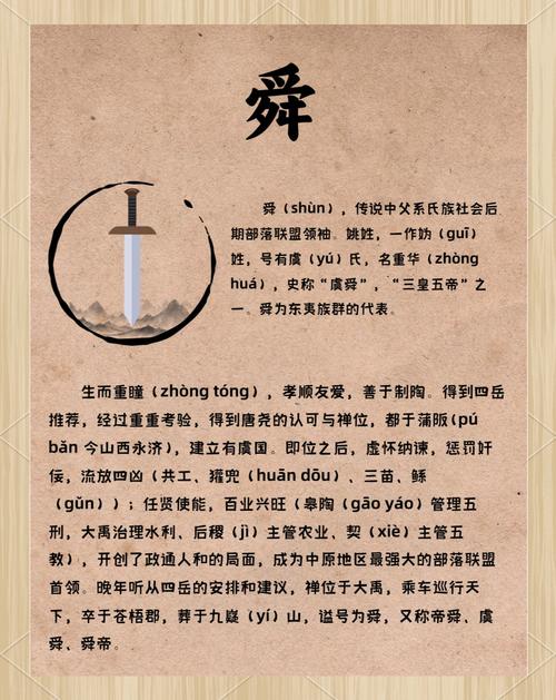 舜字五行属什么？男孩取名寓意有哪些？