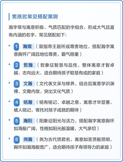 瀚字五行属什么？如何根据瀚字五行属相为男孩挑选最佳名字组合？
