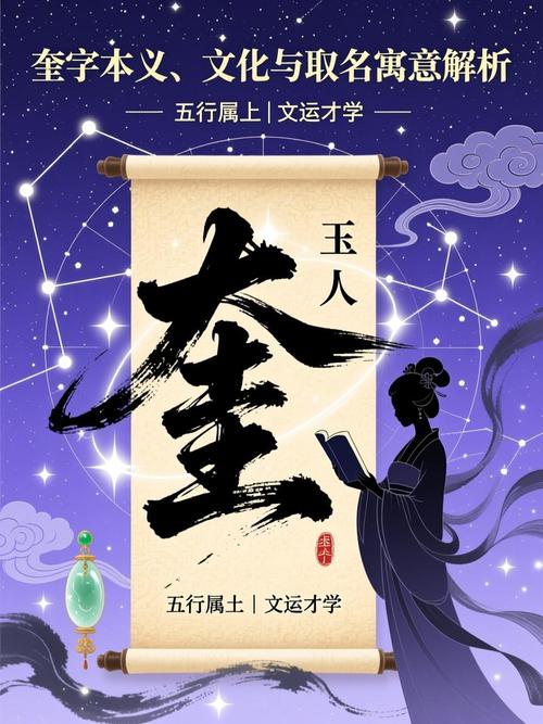奎字五行属什么，男孩取名寓意有哪些？