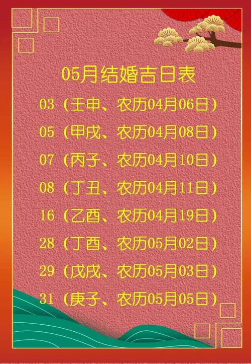 2026年5月1日作为下聘礼的黄道吉日合适吗？