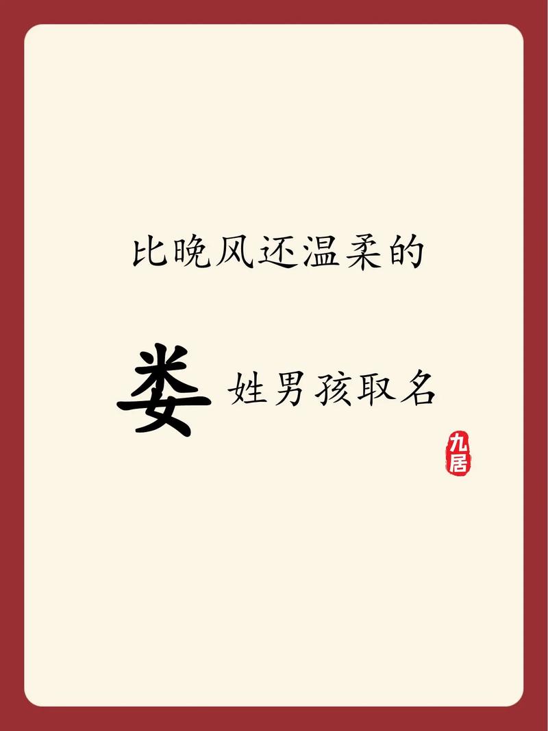 娄姓男孩起一个冷门独特名字，有没有什么好主意？