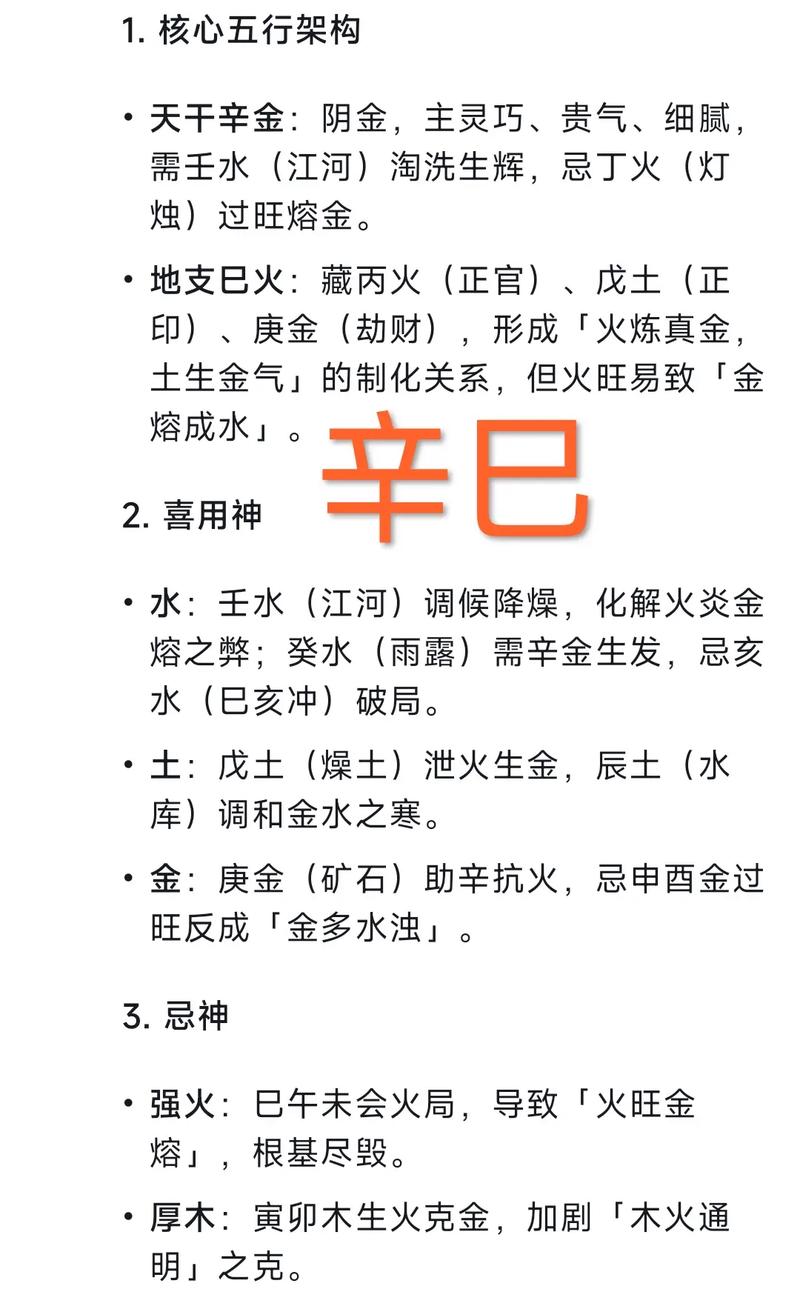 辛巳年甲木命格究竟对应着怎样的独特命理特点呢？