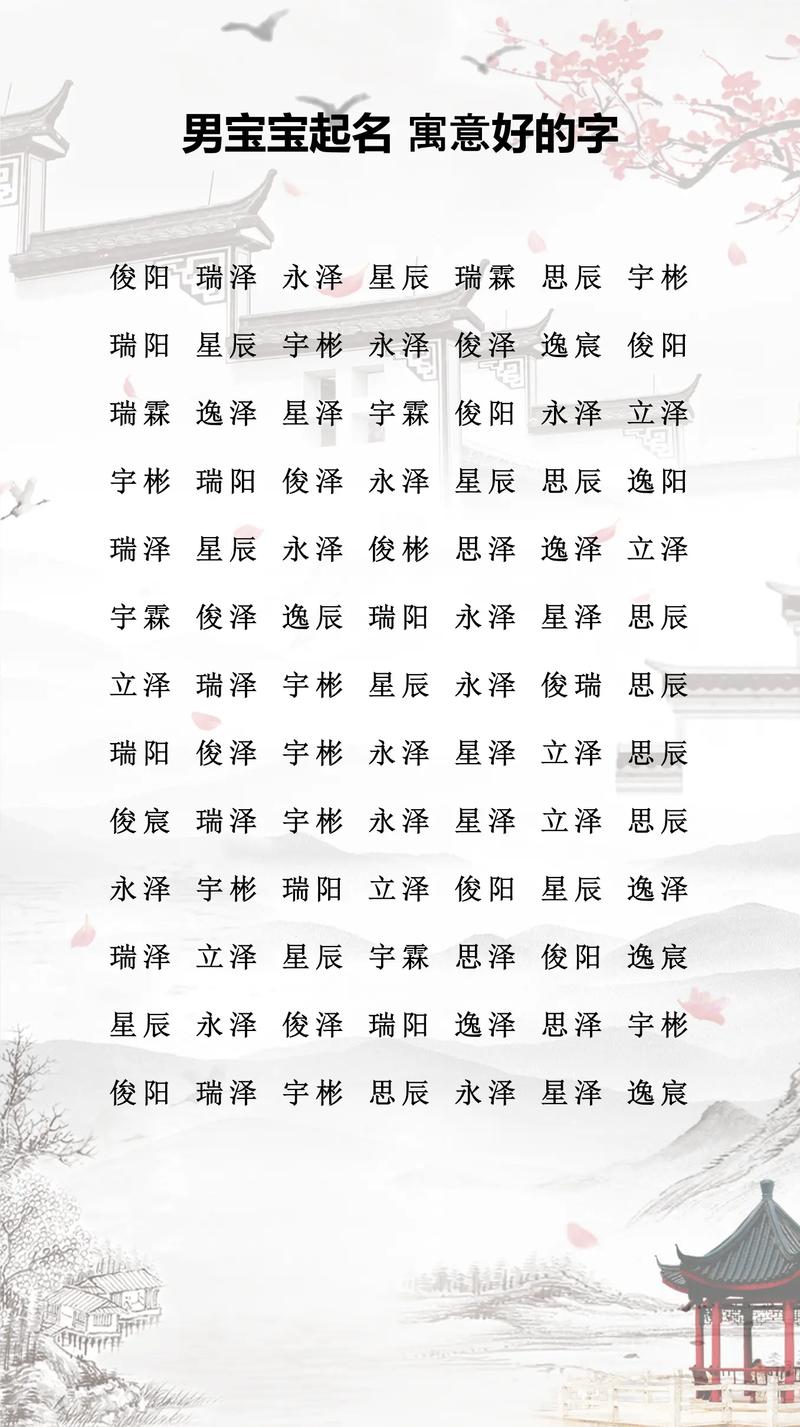 男孩取名用有字寓意深，如何挑选寓意美好的字为名？