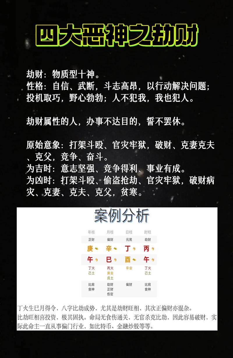 男命八字中劫财究竟代表什么含义？
