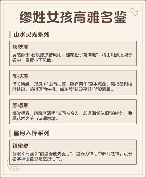 缪姓洋气的女宝宝名字叫什么？有没有什么特别有气质的推荐？