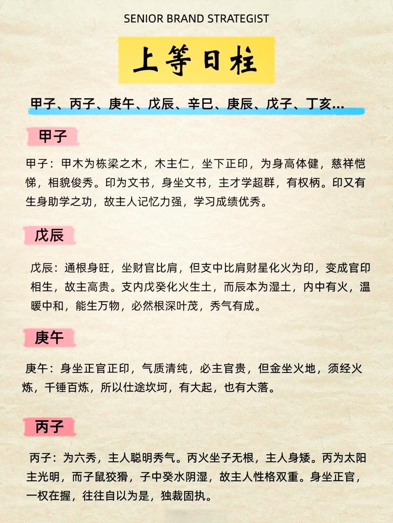 如何解读命格独特的日柱所蕴含的特殊信息？