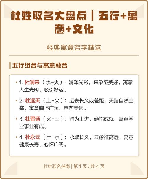 杜姓男孩名字如何结合风水和五行取一个朗朗上口的？