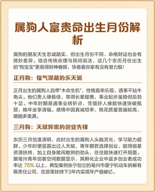 属狗的中午出生的人，他们的命格究竟是怎样的呢？