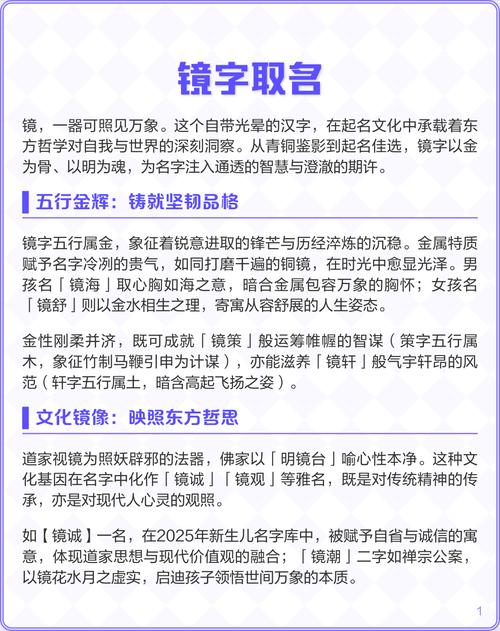 镜字五行属金吗？如何给五行属金的男孩取一个最佳组合名字？