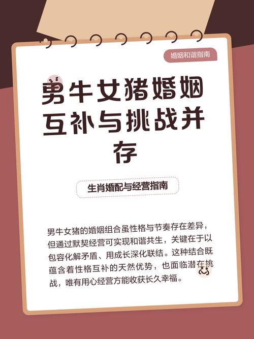 女属牛男属猪的婚姻配对有什么忒别的注意事项吗？
