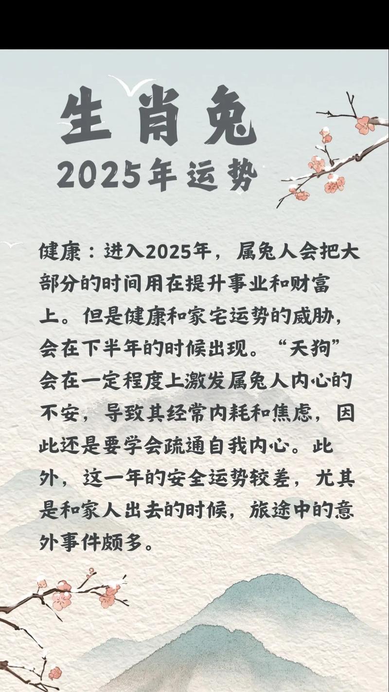 2025年属兔人下半年运势怎么样？