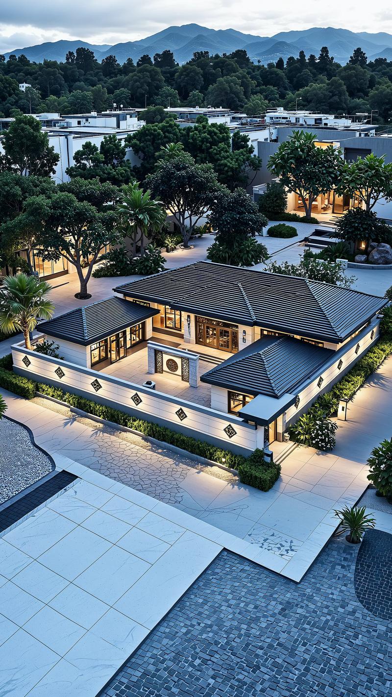 中式别墅施工时是否忒别讲究风水布局的奥秘呢？