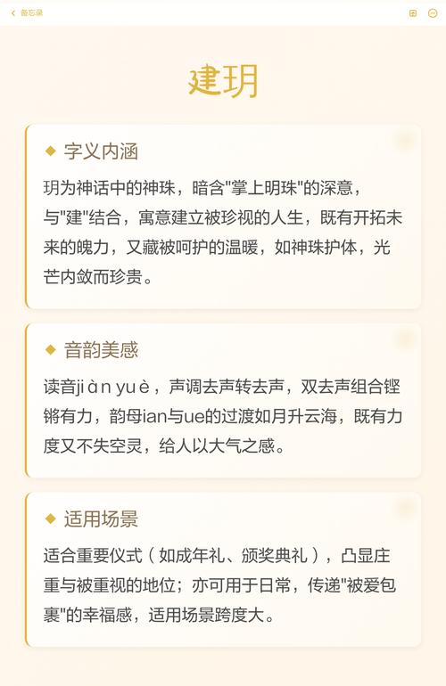 女孩用建字取名有什么美好的寓意和深层含义呢？