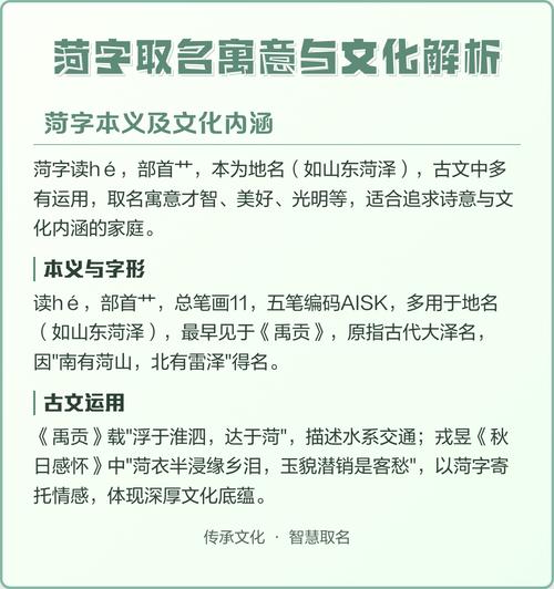 菏字五行属什么？女孩取名用菏字寓意美好，有哪些好听的选项？