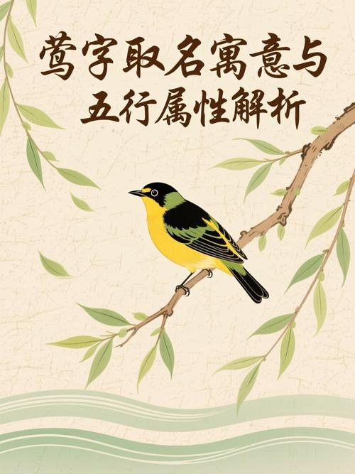 莺字五行属木，女孩最佳名字组合是什么？