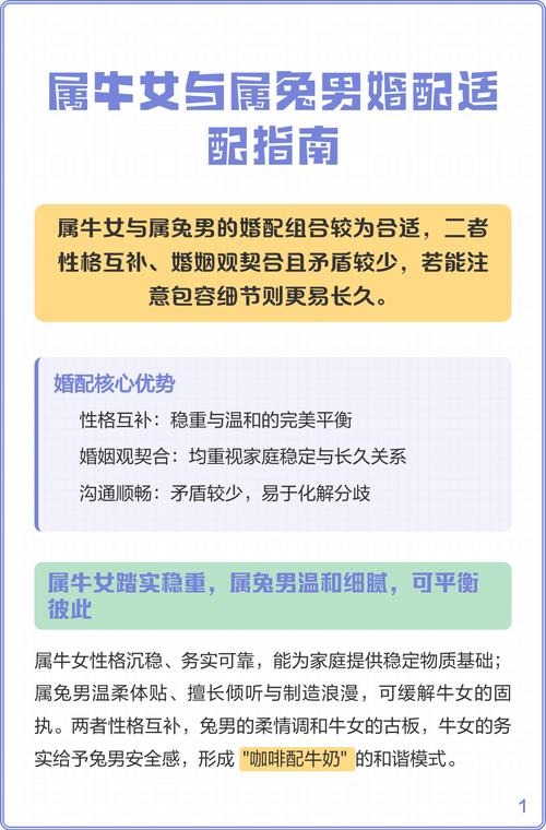 男女属相牛兔结合，这样的婚姻配对是否合适呢？