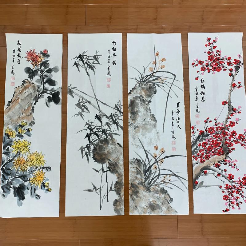 居家风水挂梅兰竹菊合适吗？有没有什么讲究？