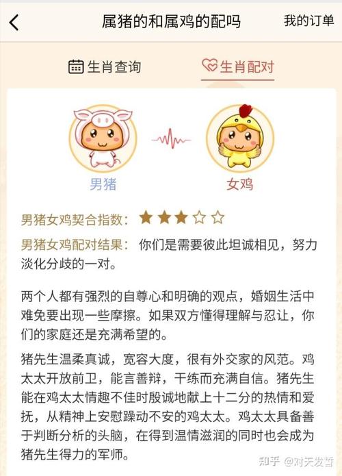 属鸡男和属猪女结婚后婚姻运势如何？