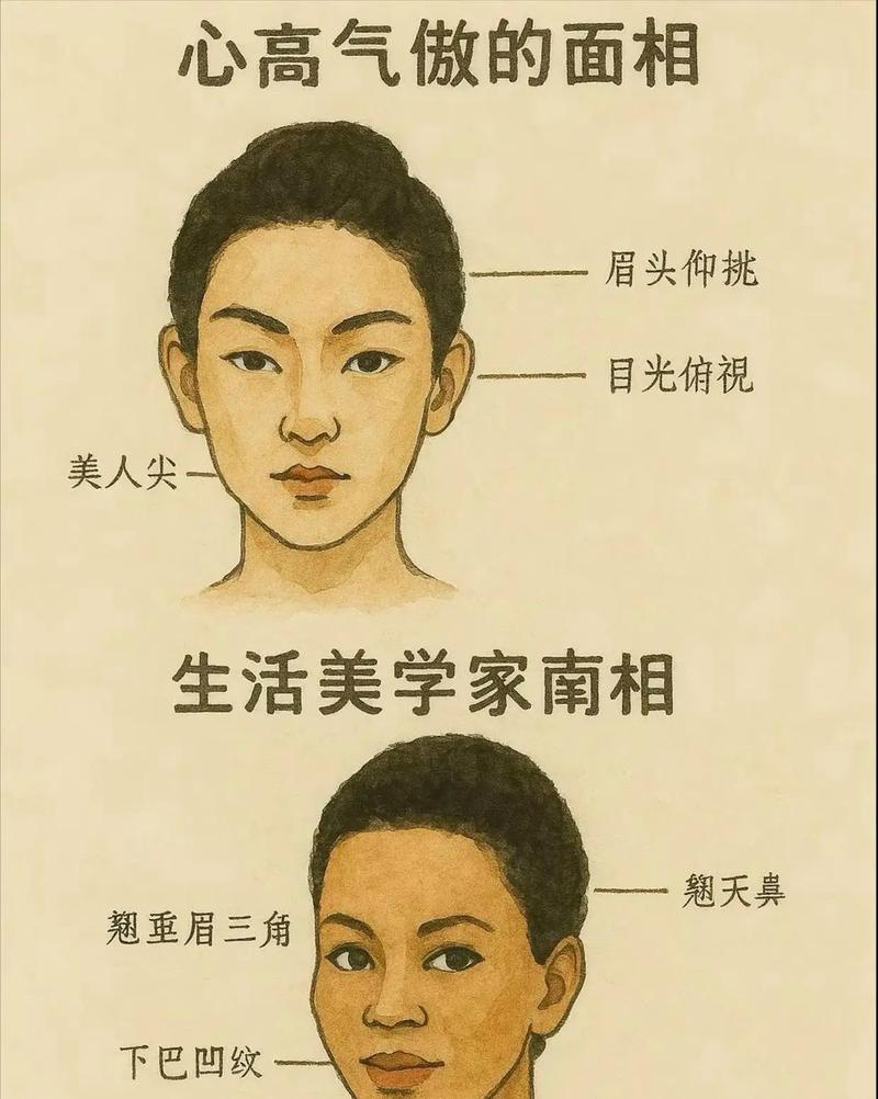 女性面相中，哪些特征可能表明拥有天鬼命格？