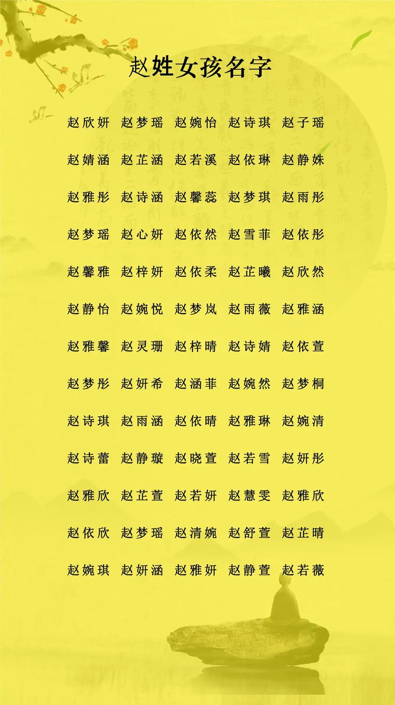 赵姓男孩取什么名字既气质又不失个性？