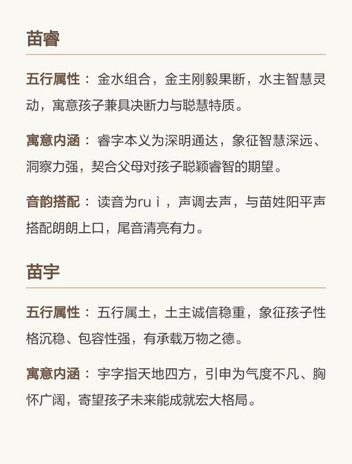 如何根据五行和风水原则，为苗姓男宝宝起一个既有诗意又吉祥的名字？
