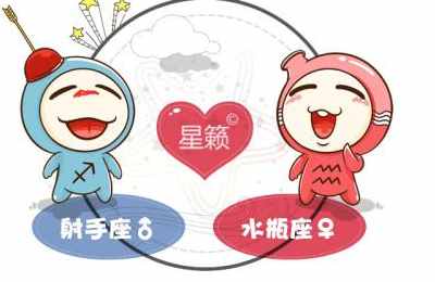 射手座和水瓶座星座的配对指数