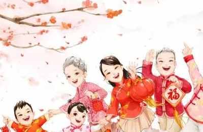 梦见过年穿红衣服