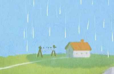 梦见下雨走进屋子