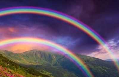 梦见两根彩虹