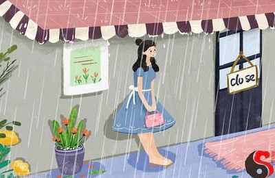 梦见下雨时躲雨
