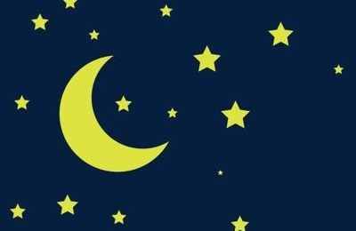 梦见无月亮的夜空