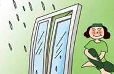 梦见窗坏进风