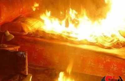 梦见大火把家烧没了