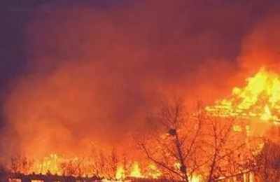 梦见大火烧房子