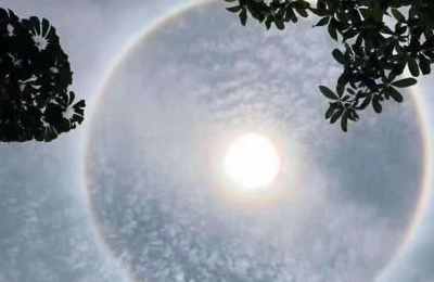 梦见卷层云和日晕