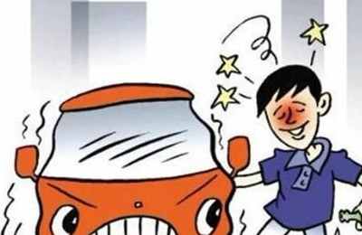 梦见开车撞墙